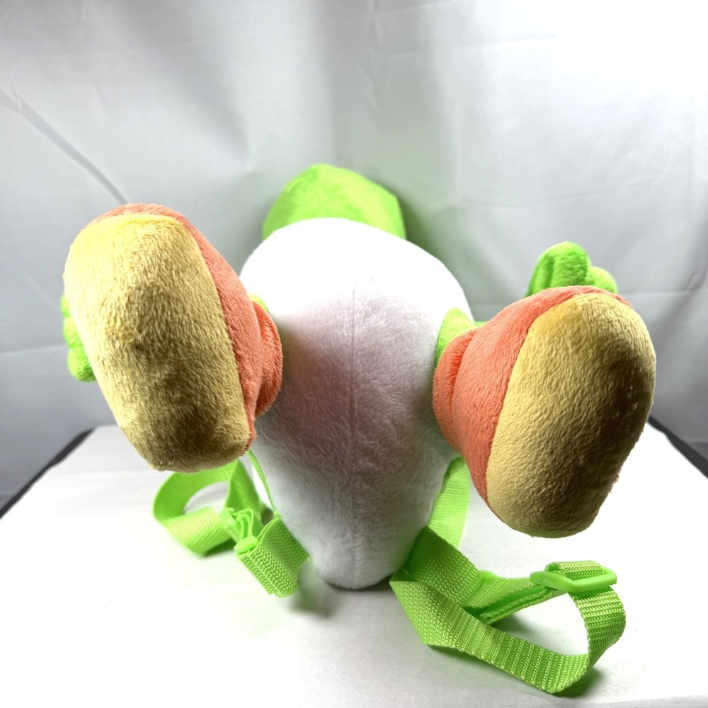 Nintendo Super Mario Bros 16" Yoshi Plush Backpack Bioworld / NEW with Tag - Picture 7 of 7